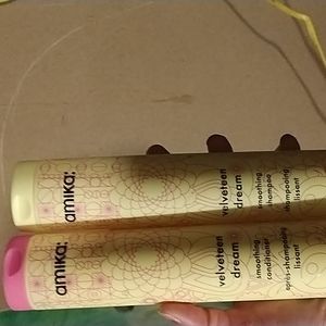 Amika Velveteen Dream shampoo and conditioner